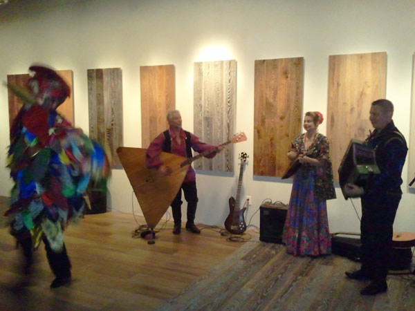 Leonid Bruk, Elina Karokhina, Mikhail Smirnov. Russian dance & music ensemble Barynya in Florida