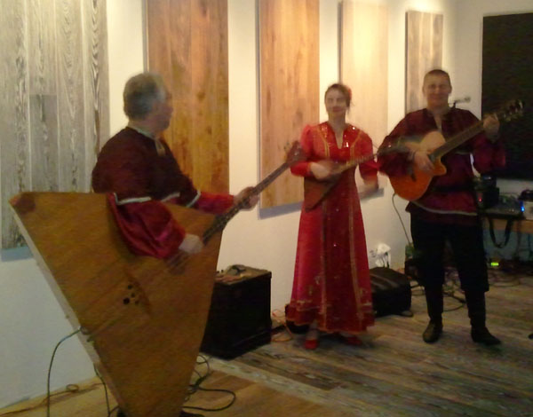 Leonid Bruk, Elina Karokhina, Mikhail Smirnov. Russian dance & music ensemble Barynya in Florida