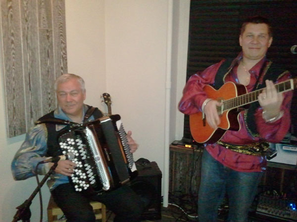 Victor Danilochkin and Mikhail Smirnov. Russian dance & music ensemble Barynya in Florida