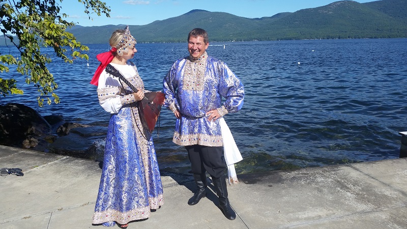 NY, Russian-American wedding, Master of Ceremony, MC, Tamada, Lake George Club, Diamond Point, New York