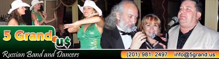 5GRAND.US Russian Wedding Music Band and dancers