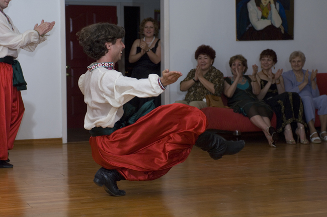 Russian dancers and musicians in San Antonio, Texas