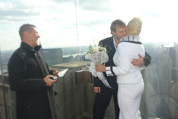 Russian wedding officiant