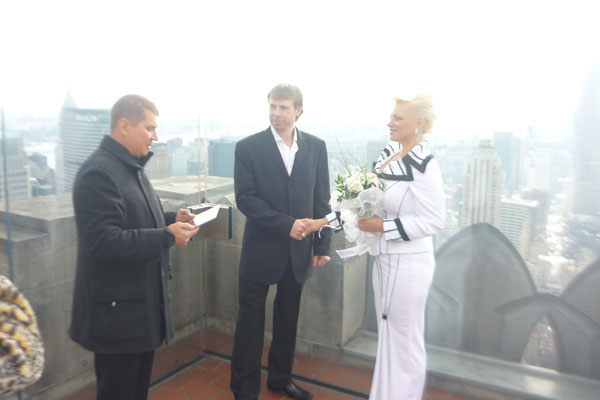 Russian wedding officiant