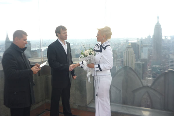 Russian wedding officiant